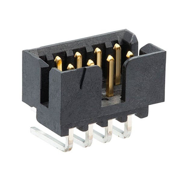 Molex Board Connector, 20 Contact(S), 2 Row(S), Male, Right Angle, 0.079 Inch Pitch, Solder Terminal,  878332020